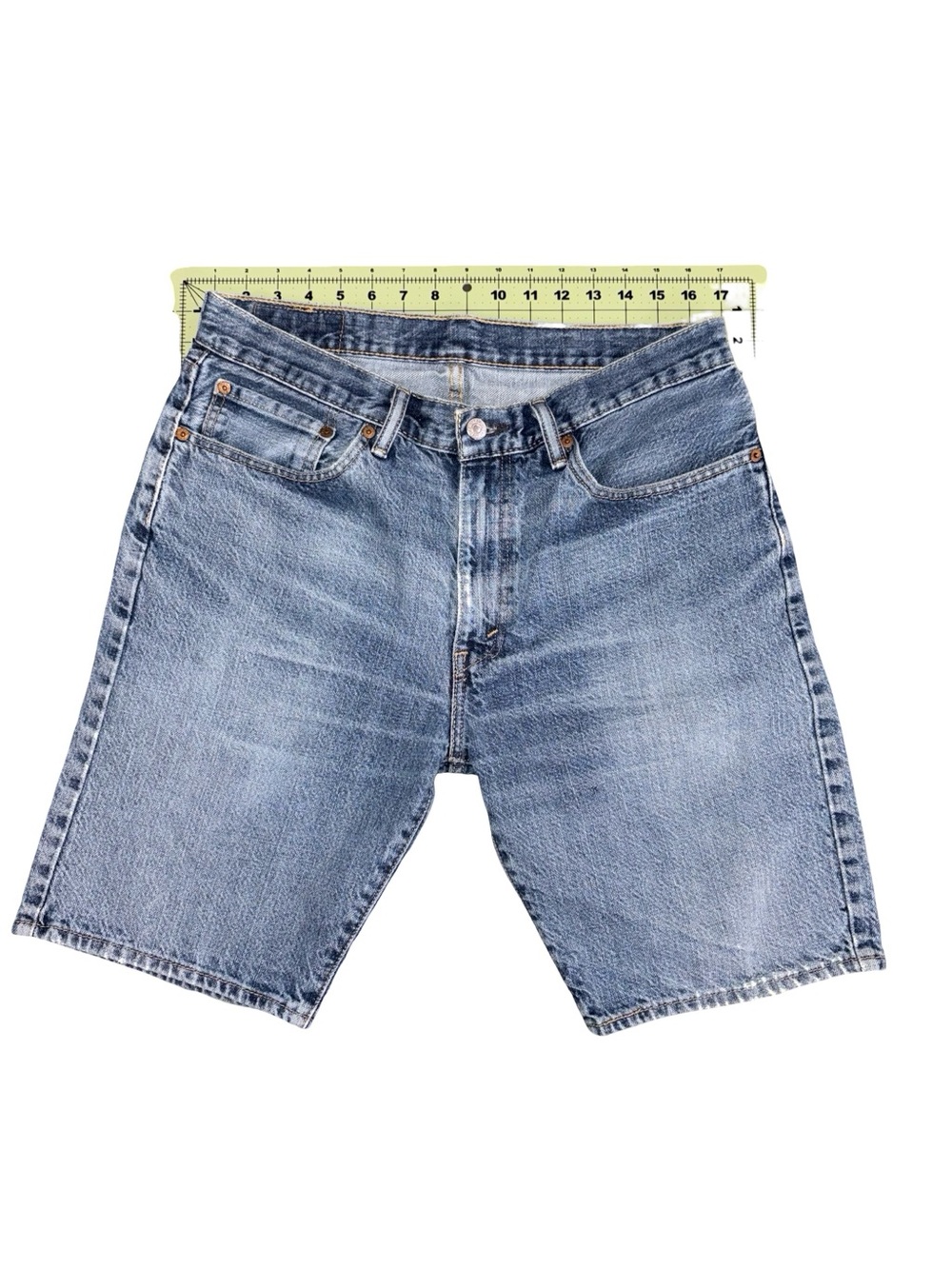 Levi’s 550 Relaxed Fit Denim Shorts Men’s Size W34 Light Wash Jean Shorts
